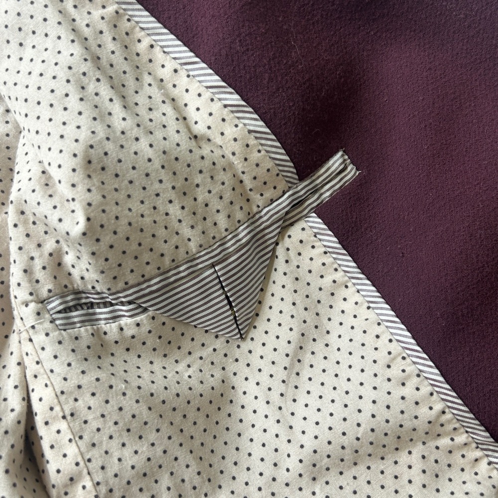 Cartonnier for Anthropologie Plum Balloon Sleeve Studio Blazer Jacket Size L - Picture 7 of 16